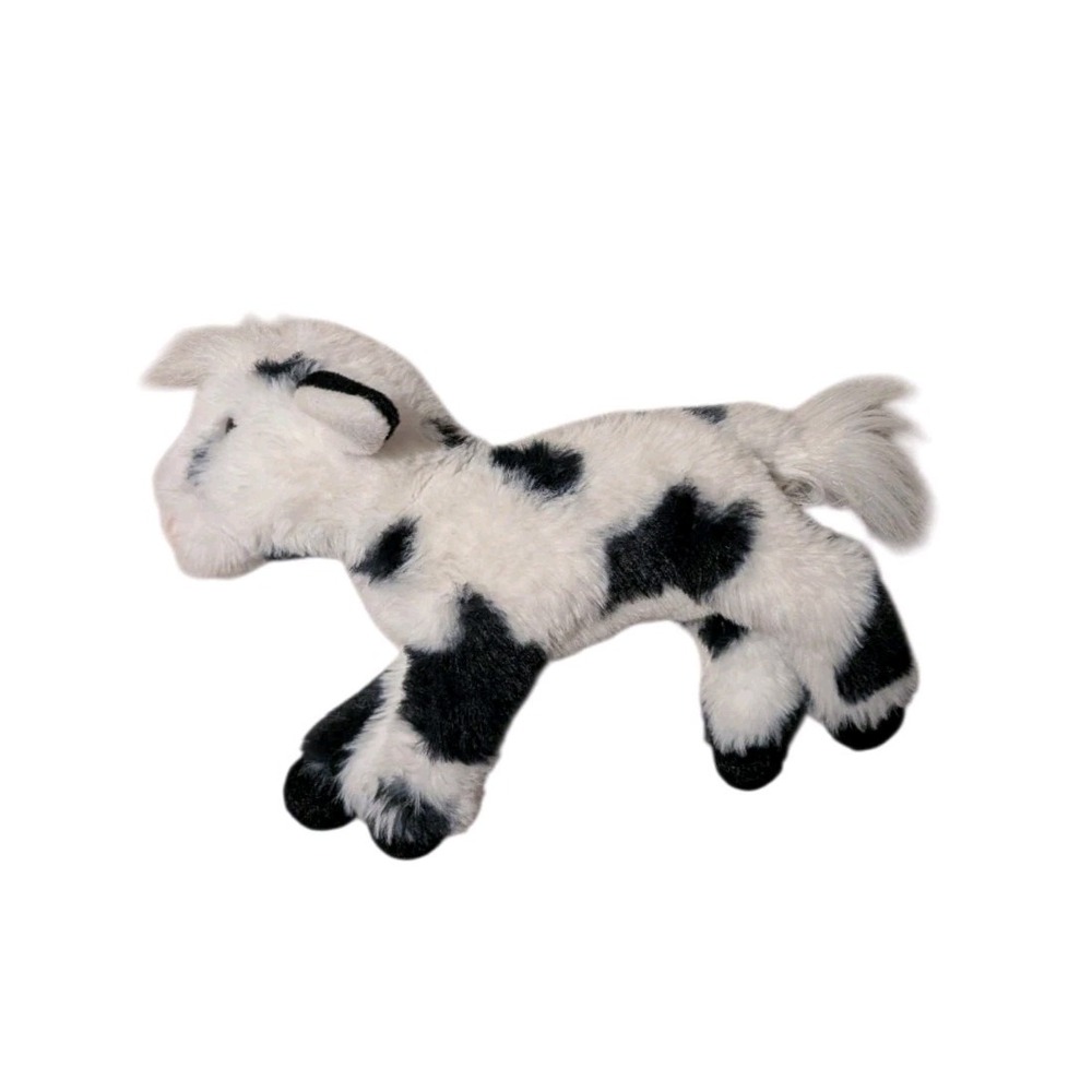 Douglas Toys Plush Cow Black And White